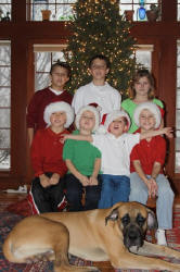 Kids at Christmas 2008